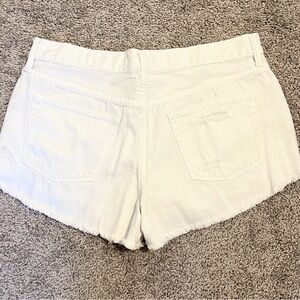 We The Free White Jean Shorts